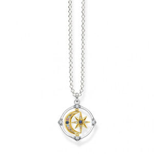 THOMAS SABO náhrdelník Star & Moon gold KE1985-556-7-L50v